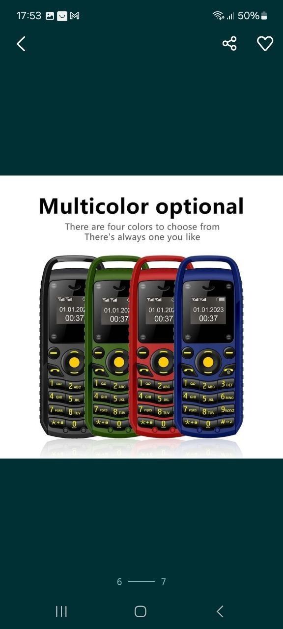 Mini телефон Servo B25 / 2 sim Bluetooth