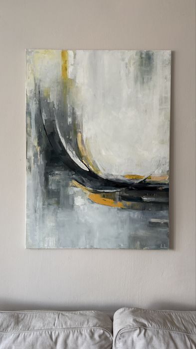 Nowoczesny obraz olejny – abstrakcja 73×100 cm