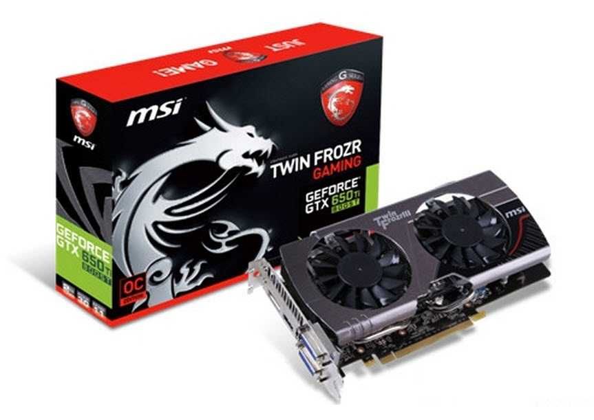 Placa gráfixa MSI GTX 650 TI Twin Frozr Boost Edition OC