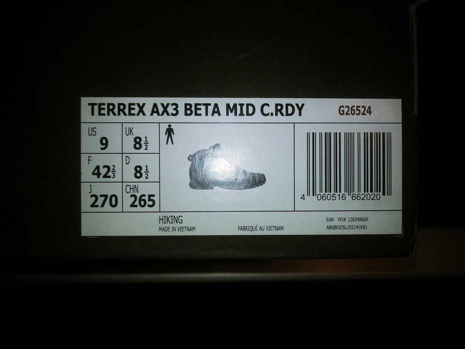 Кросівки Adidas Terrex AX3 Beta TERREX G26524