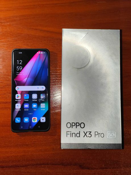Smartphone OPPO Find X3 Pro 5G / 12GB RAM / 256GB - Preto (Como novo)