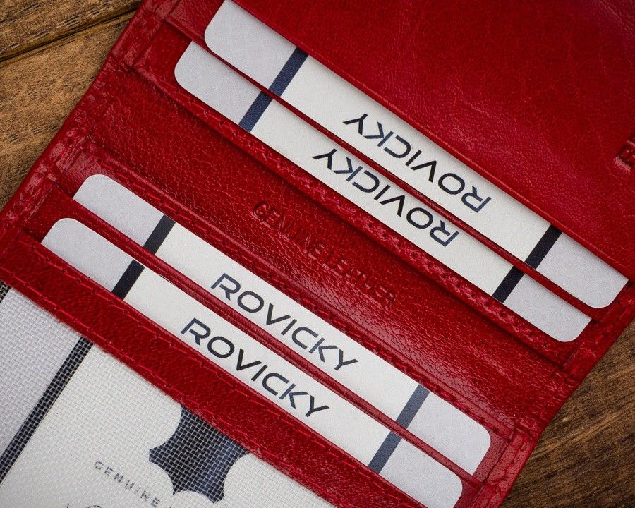 skórzane etui na karty i dokumenty - rovicky