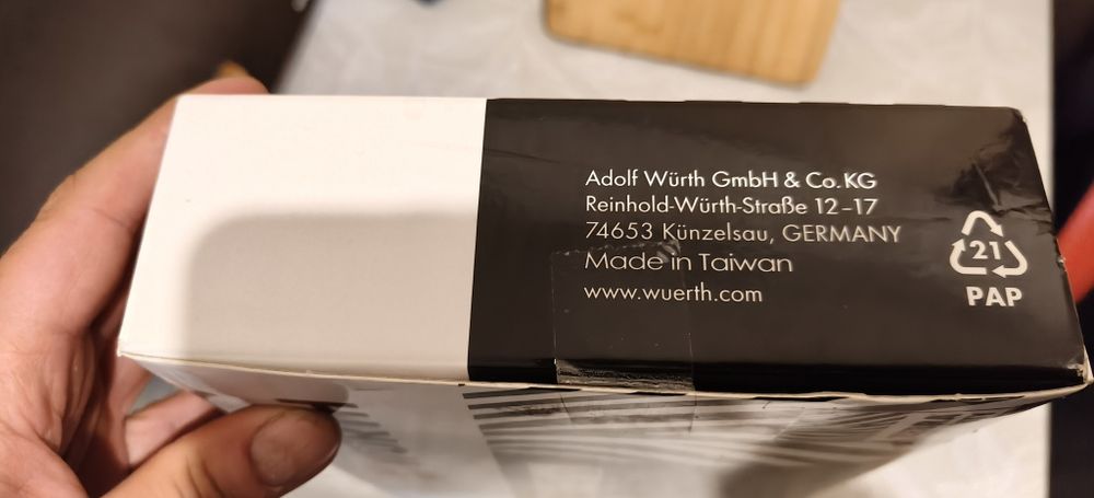 Zestaw kluczy nasadowych Wurth Zebra Nowe