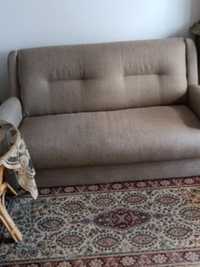 Zestaw wypoczynkowy kanapa 2 osobowa i fotel