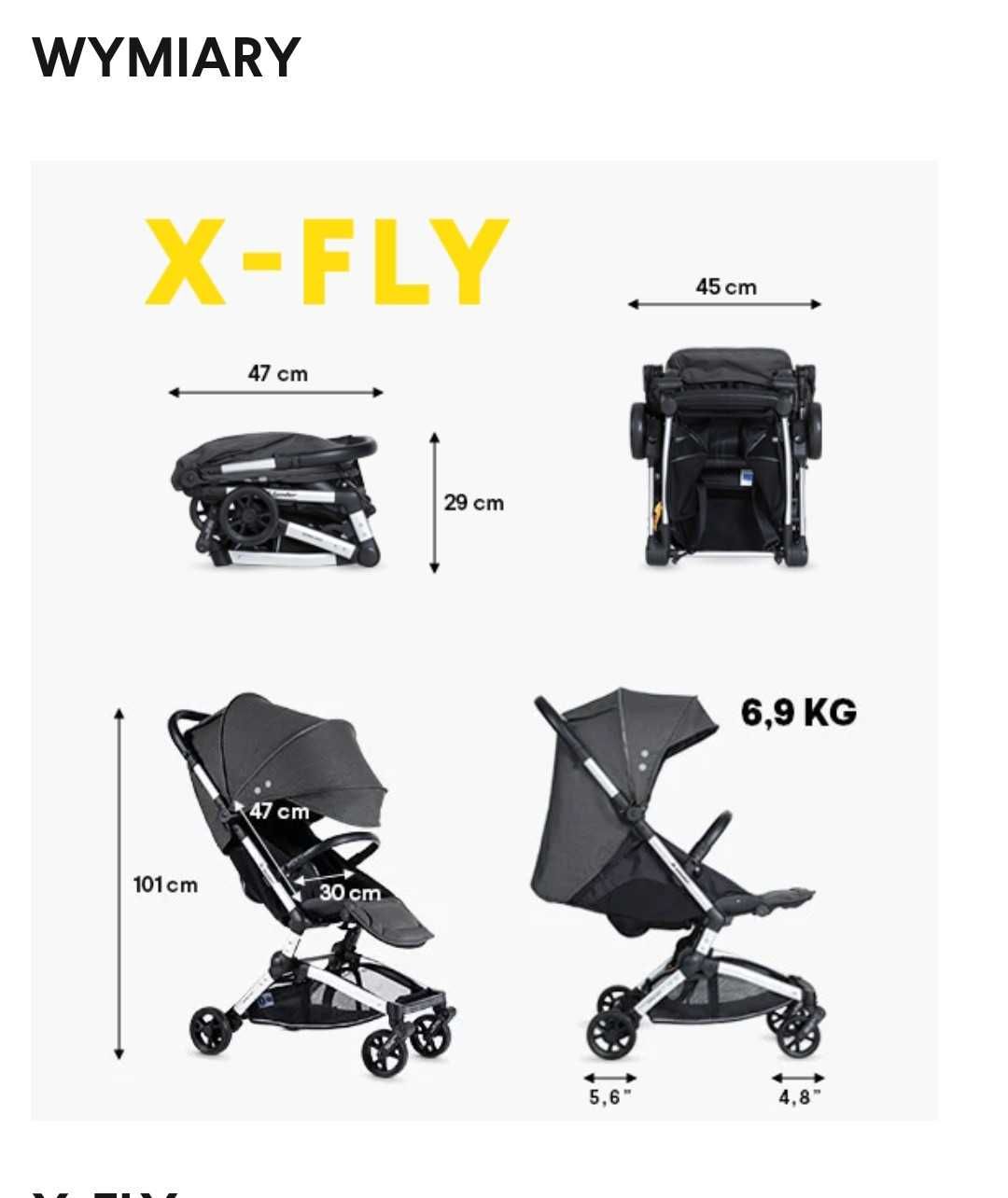 Wózek spacerowy X-lander x-fly