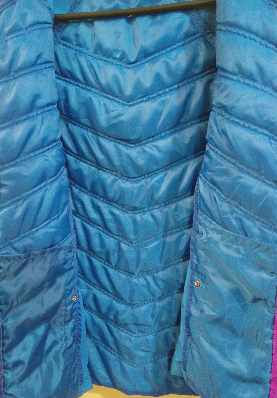 Женская голубая спортивная куртка кофта