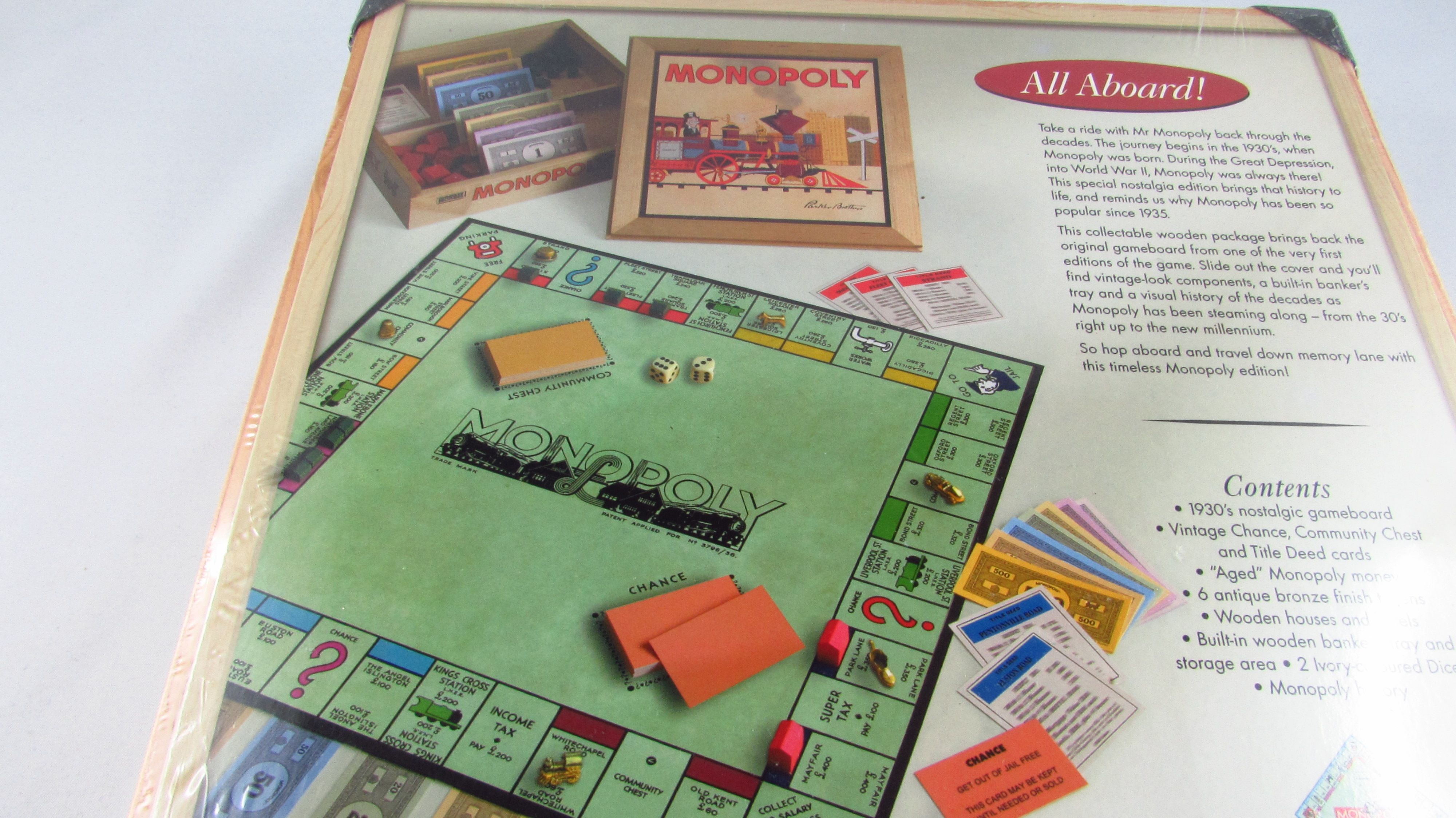 PARKER - Hasbro - Monopoly - Nostalgia Edition Drewniana