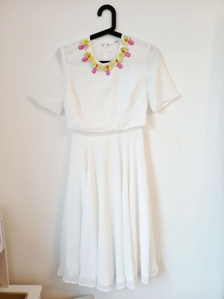 Sukienka biała Asos rozmiar 34