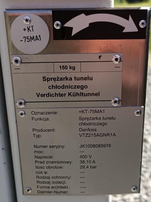 Sprężarka chłodnicza Danfoss VTZ215AGNR1A NOWE