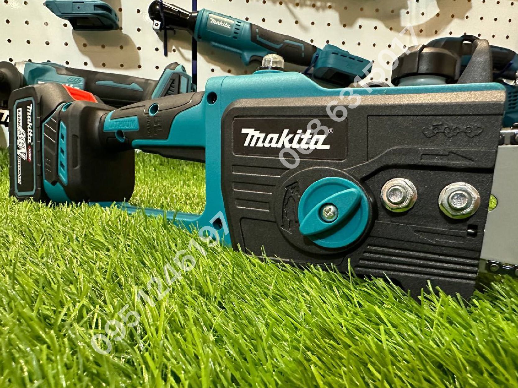 Аккумуляторная цепная пила Makita 30cm шина безщеточная пилка с 2 АКБ