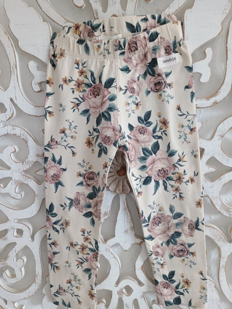 NEWBIE komplet bluzeczka plus legginsy rozmiar 92