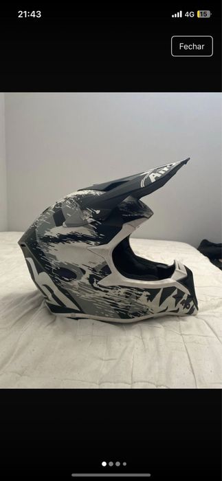 capacete AIROH wraap Demon Matt