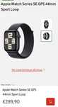 Smartwatch Apple Watch Series SE GPS 44mm Sport Loop garantia 2028