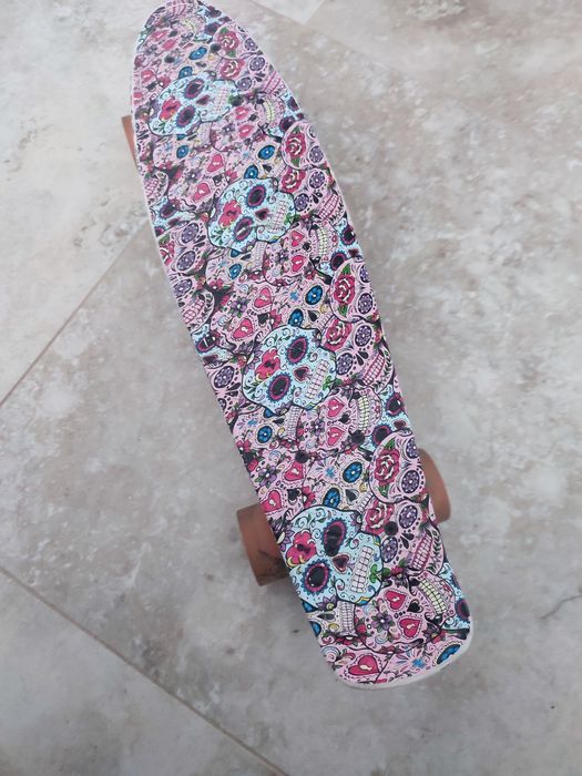 Deskorolka fiszka, świecące koła