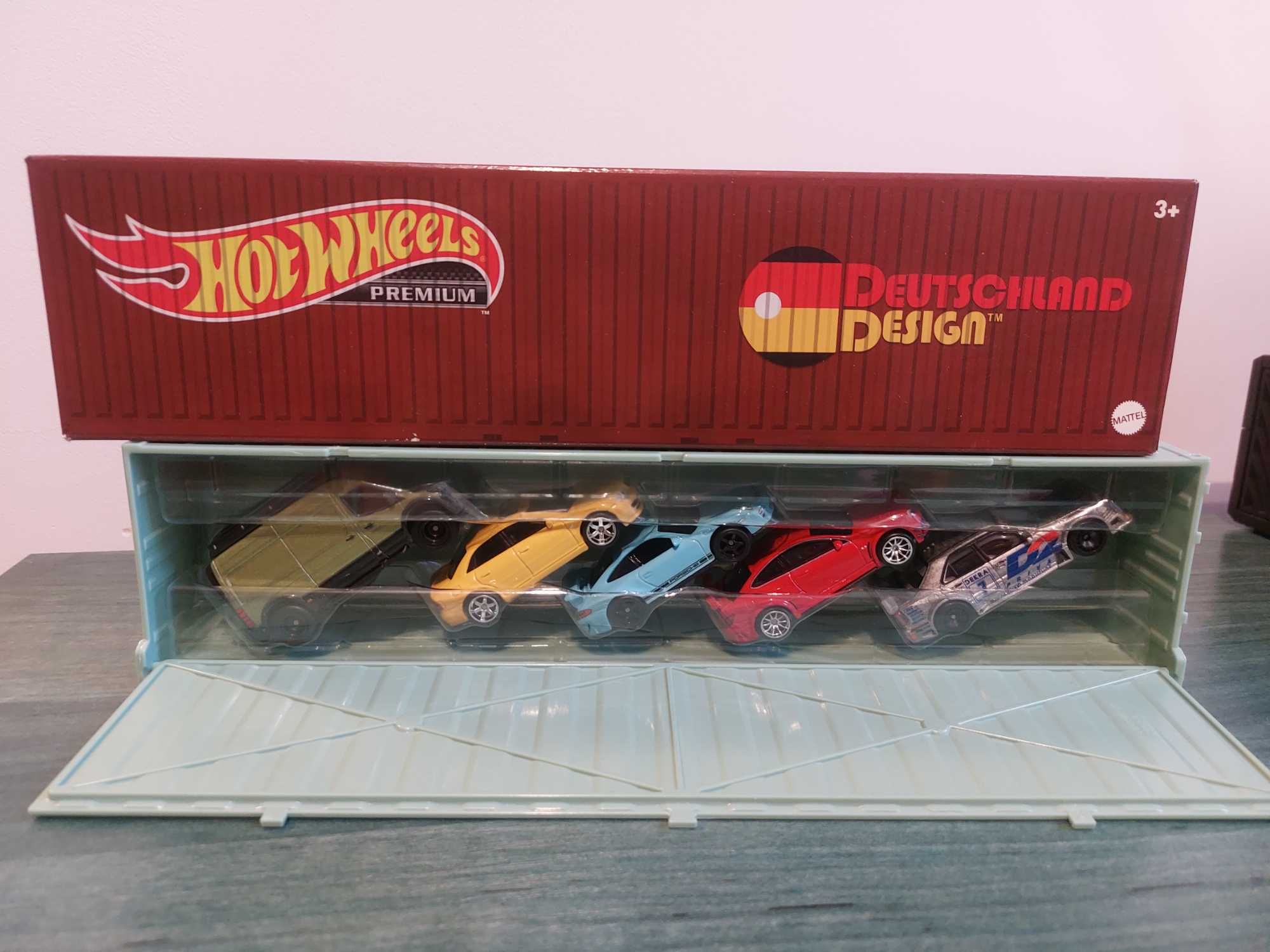 Hot Wheels Premium! Deutschland Design Kontener Audi Mercedes Porsche