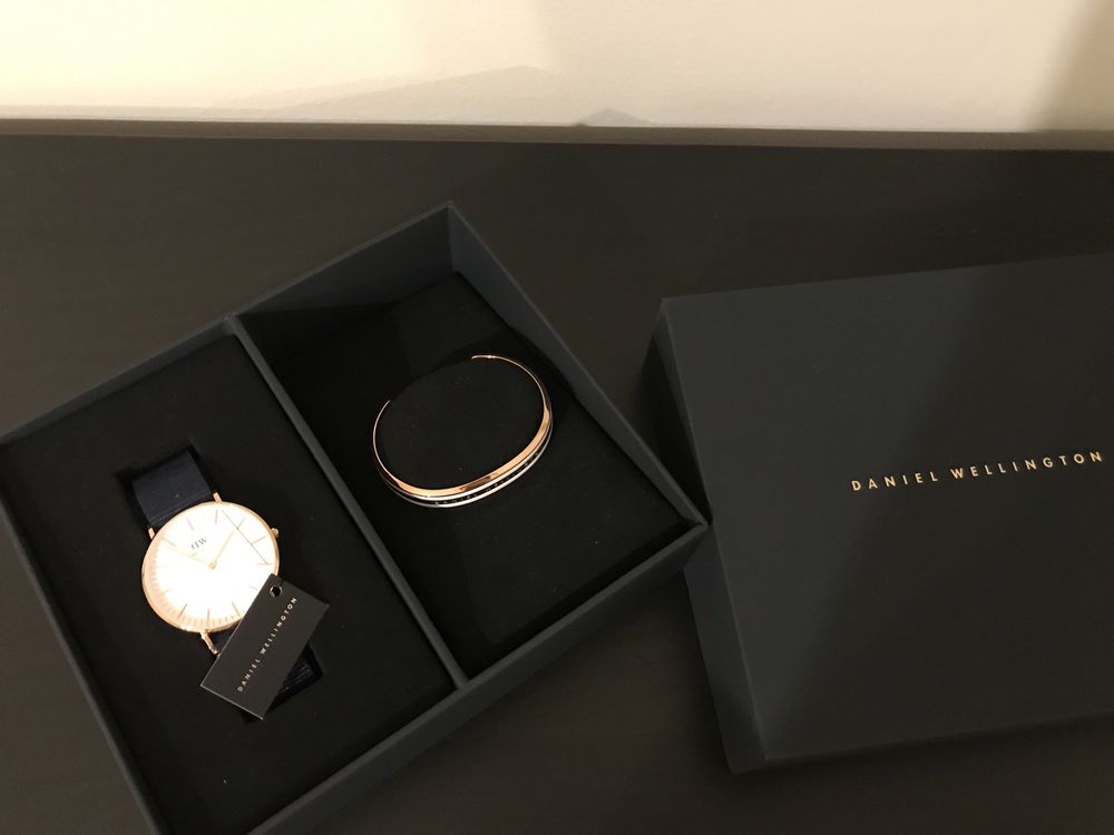 Daniel Wellington zestaw zegarek bransoletka