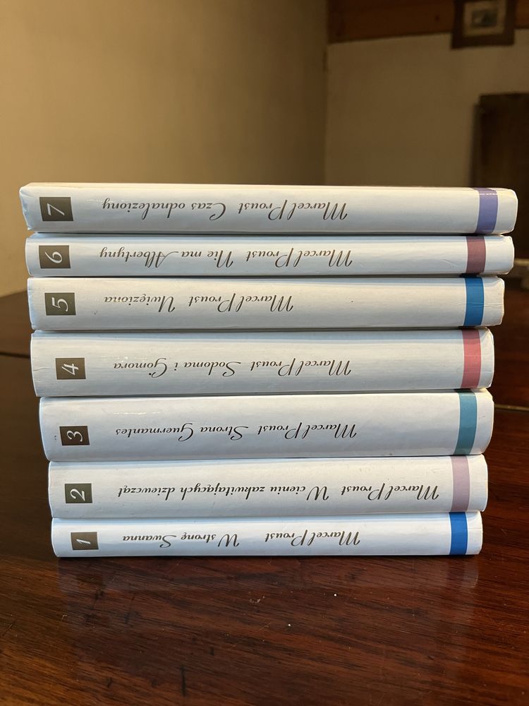 Marcel Proust „W poszukiwaniu straconego czasu” tomy 1-7