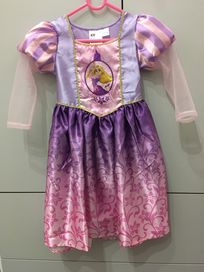 H&M sukienka karnawałowa dla dziewczynki Roszpunka rozmiar 104