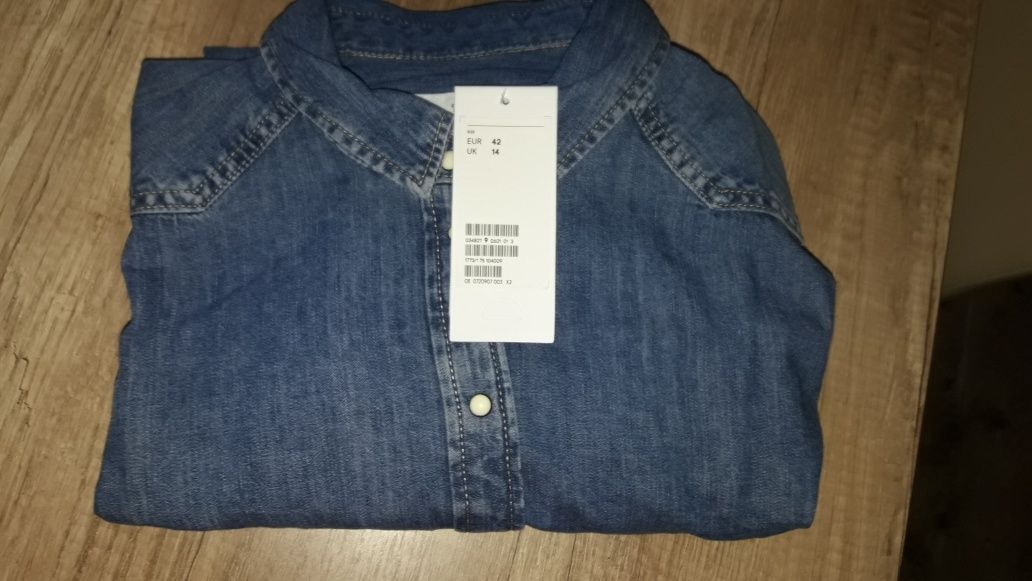 Koszula jeansowa r. 42 H&M NOWA