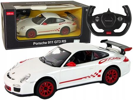 Auto R/C Porsche 911 Gt3 Rs 1:14 Rastar Białe