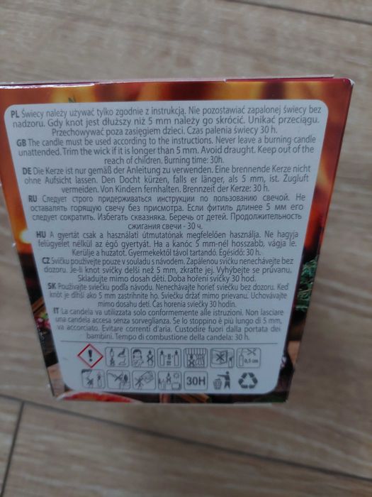 Świeca zapachowa świąteczna grzane wino