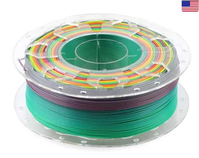 Пластик Creality CR 1.75mm PLA 3D Printing Filament 1KG Rainbow