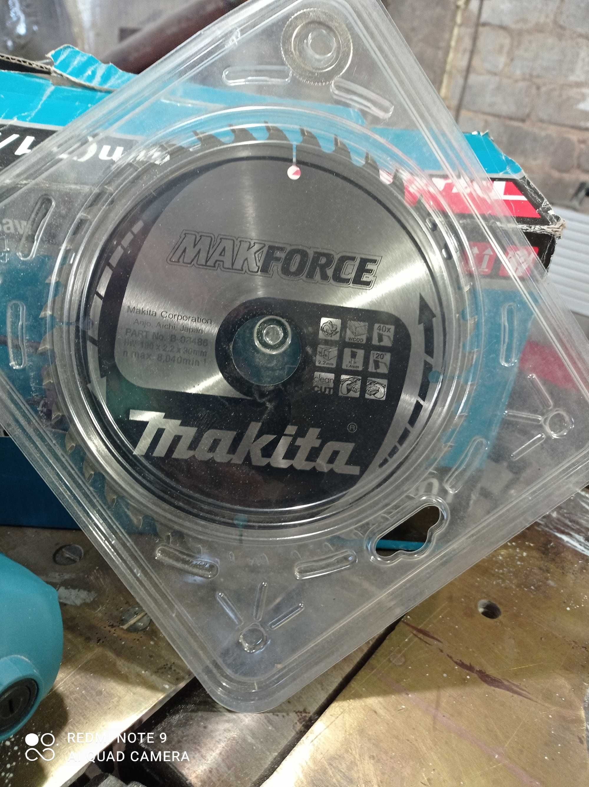 Пиляльний диск по дереву Makita MAKForce 190x30 мм, 40Т.