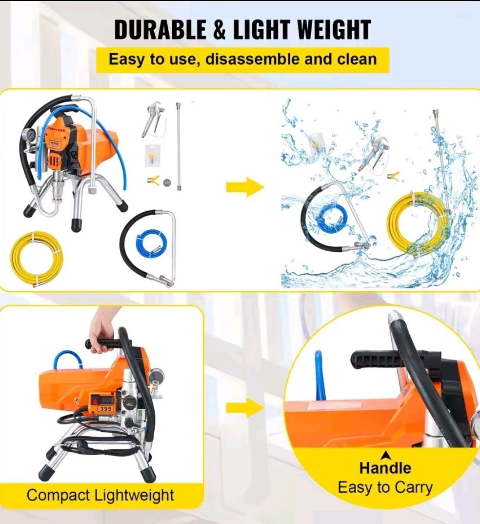 Airless Maquina de Pintura Profissional 2200watts
