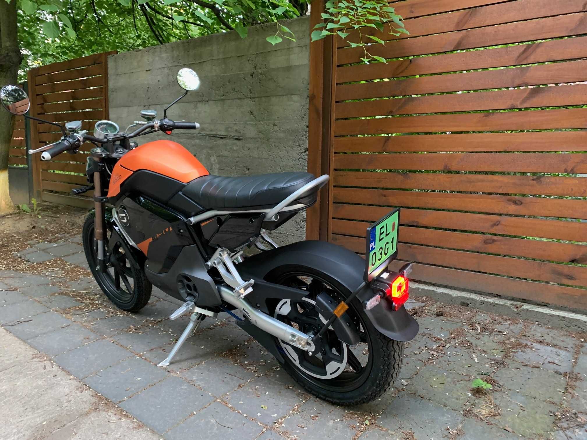 Motocykl Elektryczny Super Soco TC MAX Wynajem