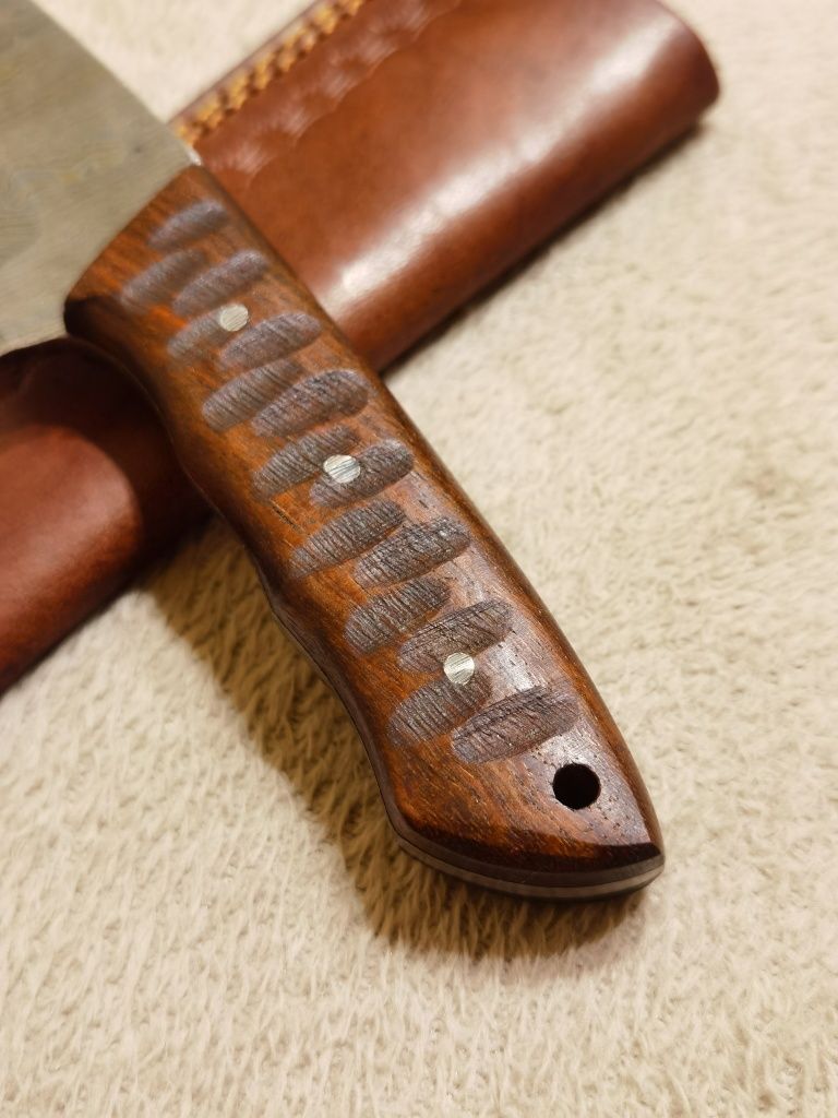 Nóż myśliwski Damast 84/Brzytwa Custom