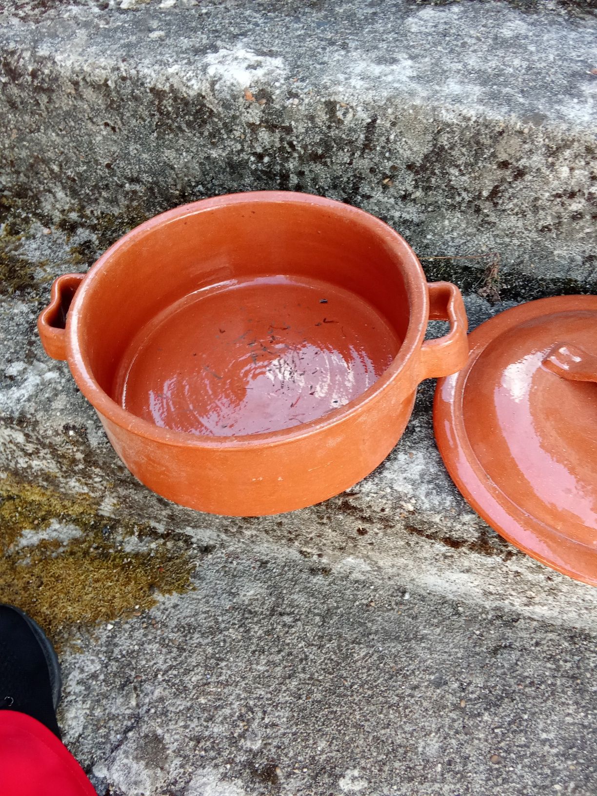 Tacho de barro. Antigo.