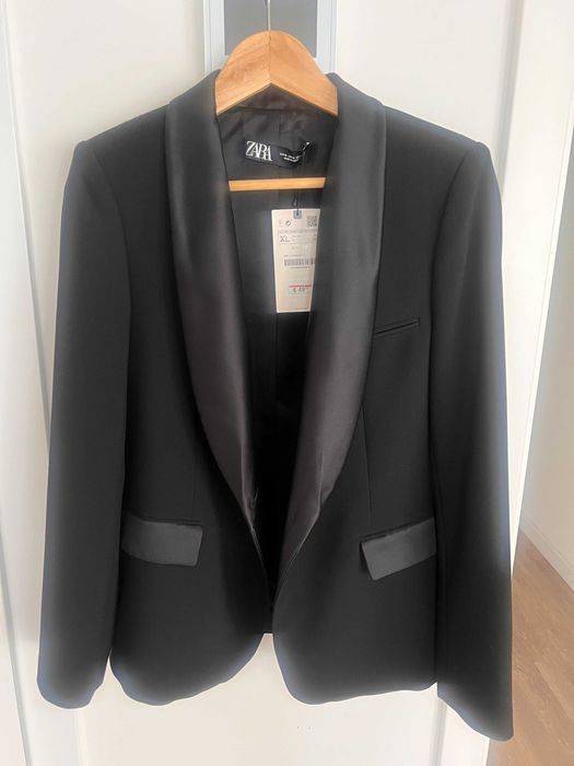 Casaco Preto da Zara novo