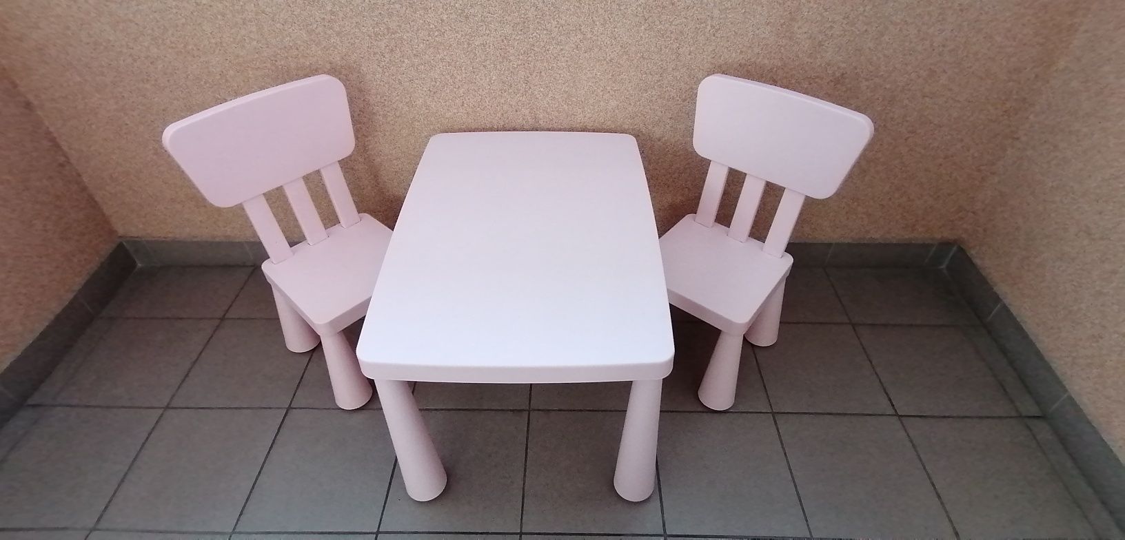 Ikea MAMMUT stół plus krzesła WYSYŁKA olx