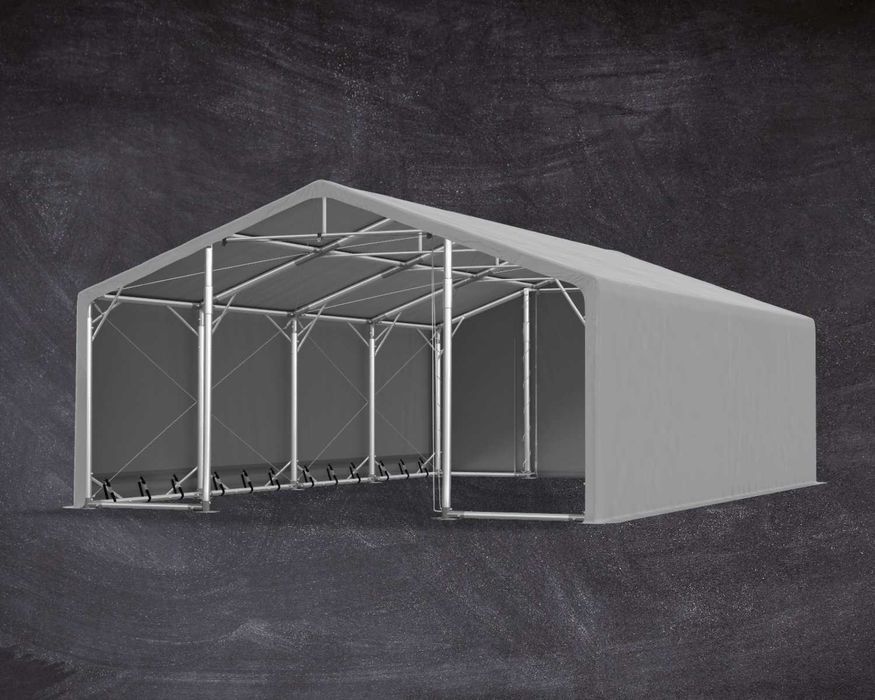 4x8x2m Namiot przemysłowy magazynowy mocna hala całoroczna P-600
