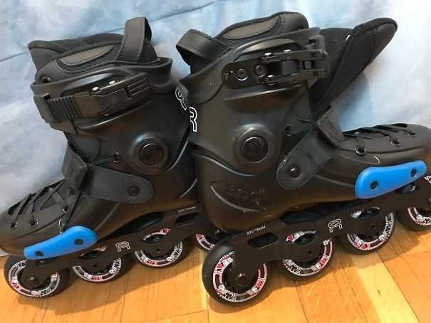 ROLKI- FR Skates Black FR J Kids Rolki dla dzieci