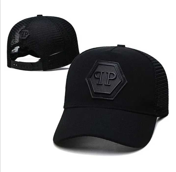 Czapka z daszkiem czarna unisex Philipp Plein