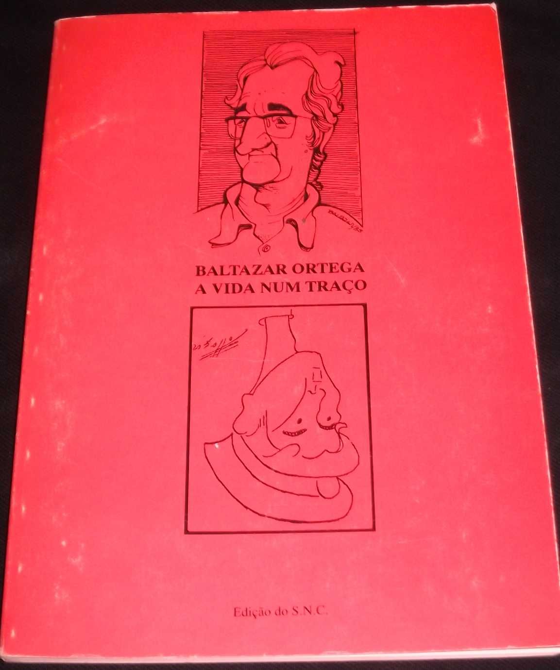 Livro A Vida num Traço Baltazar Ortega 1992 caricaturas