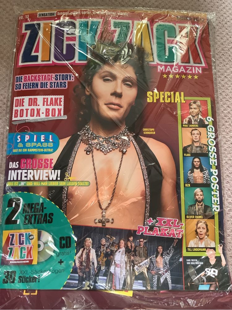 Rammstein - zick zack, Folia