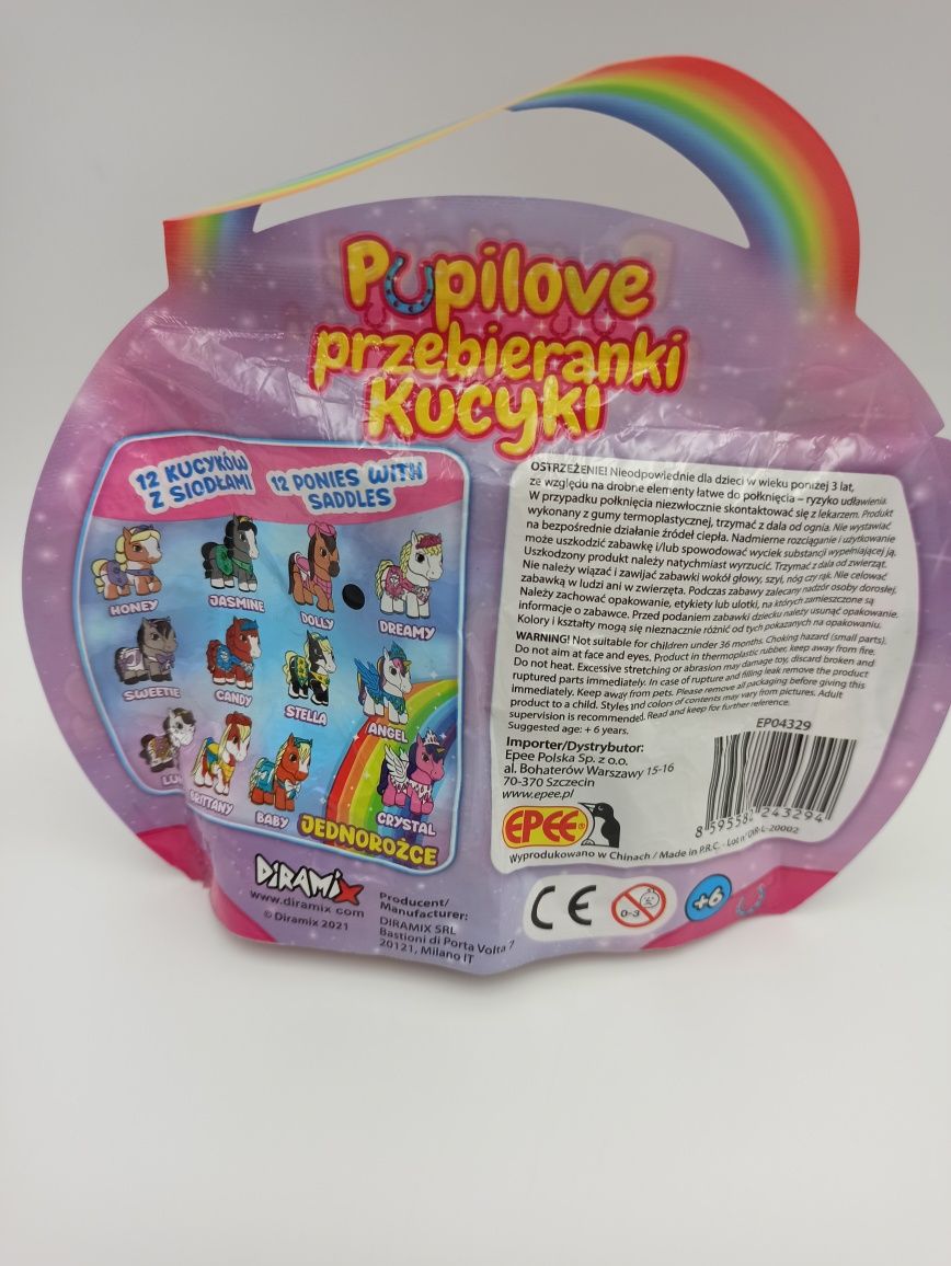 Pupilowie przebieranki kucyki