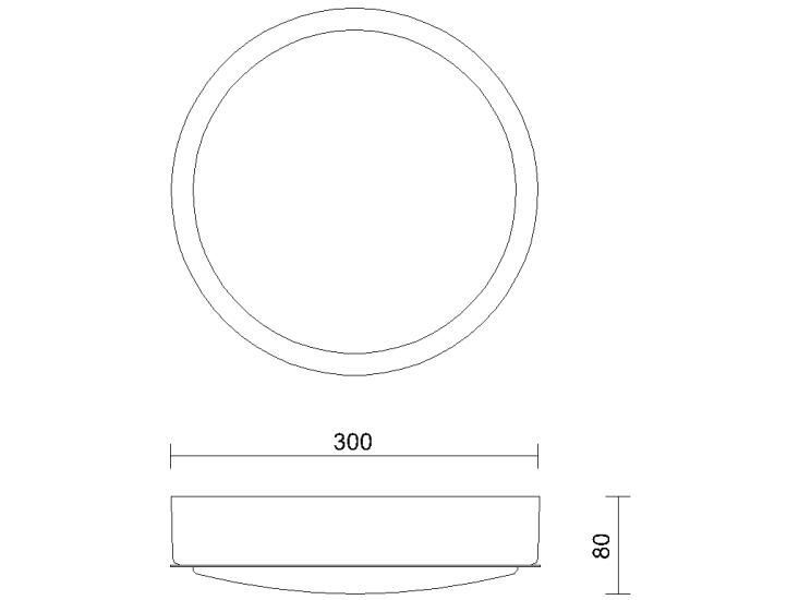 Oprawa Es-System Titania LED Eco 300 20W 4000K