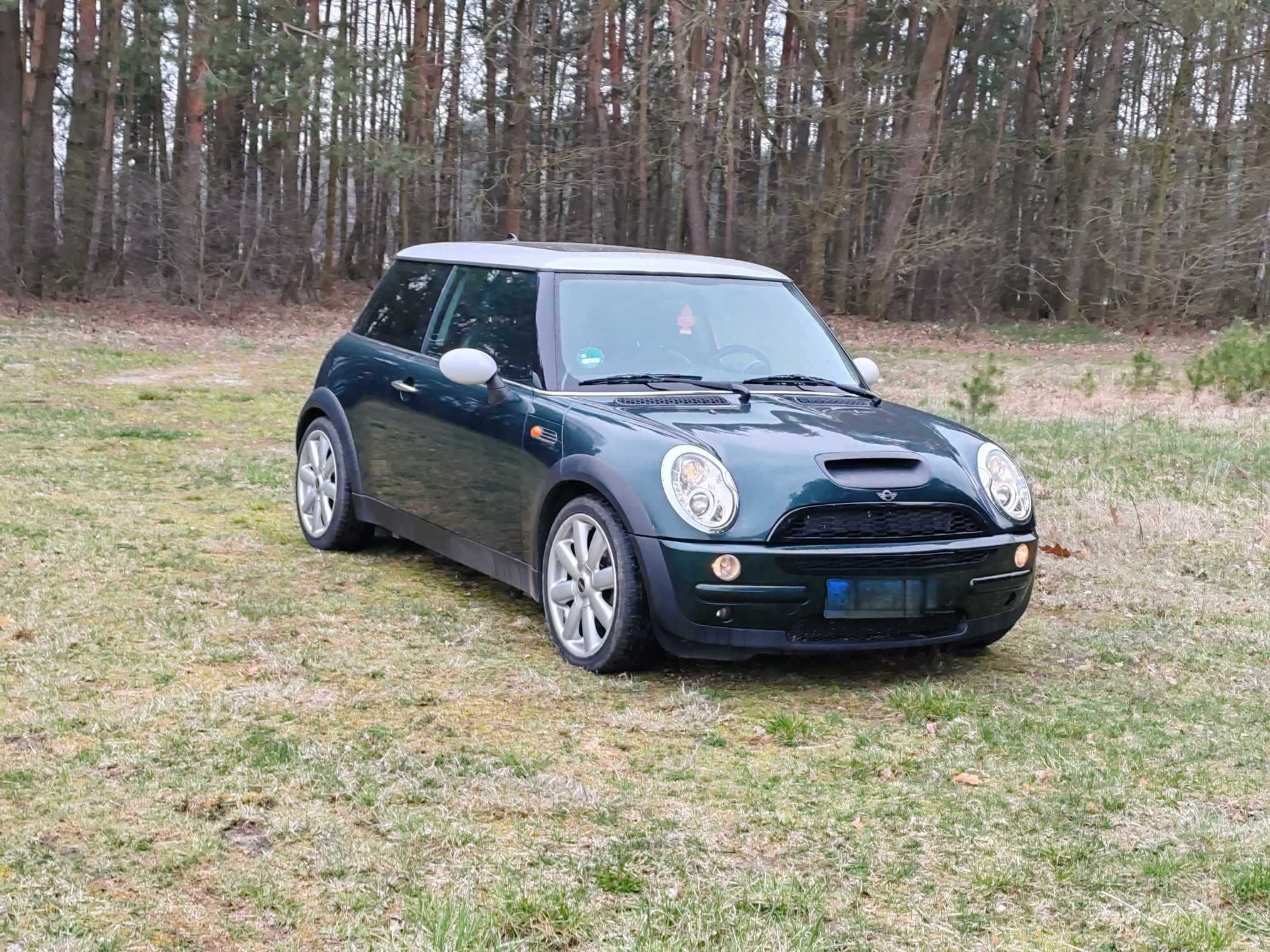 Mini Cooper R50 1.6 116KM Zielony Metalic z Brokatem