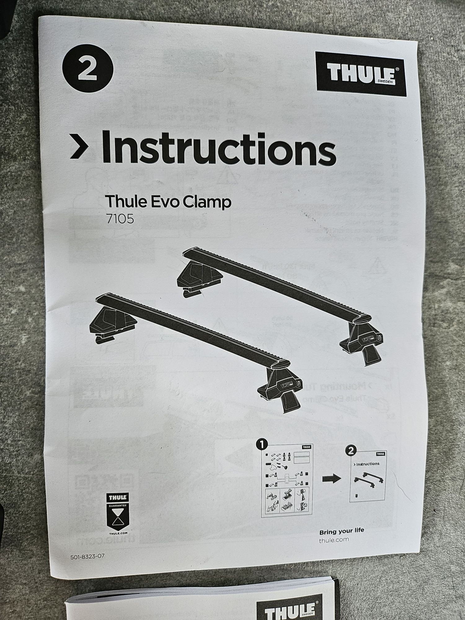 Thule evo clamp 7105 + kit 5039