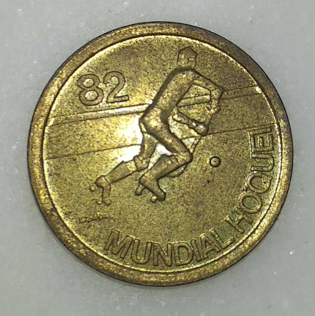 Moeda 1 Escudo Mundial Hóquei 1982