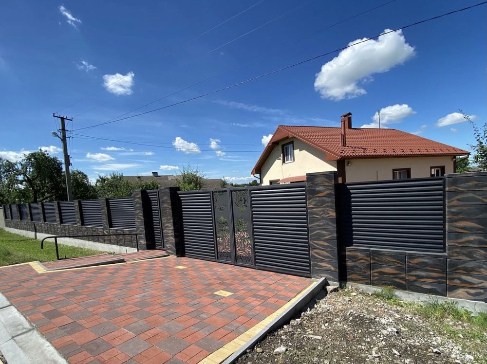 Будівництво заборів парканів ворота жалюзі ранчо ковані автоматика