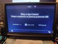 Jednostka VW z AppConnect Android Auto, Carplay - MIB2, odblokowane
