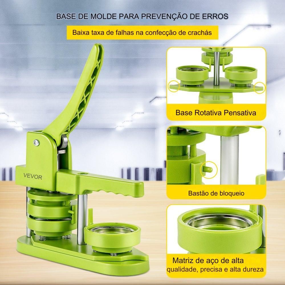 Máquina de 500 Botões (58mm)