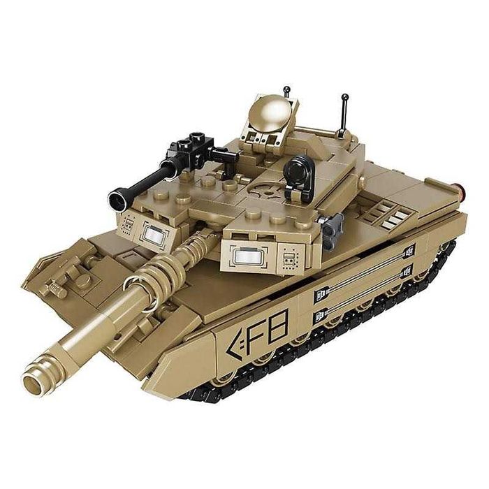 KLOCKI czołg 406 elementów do składania instrukcja