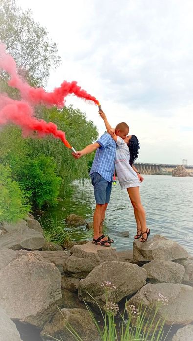 Кольоровий Дим для фотосесій. Дим на Гендер вечірку