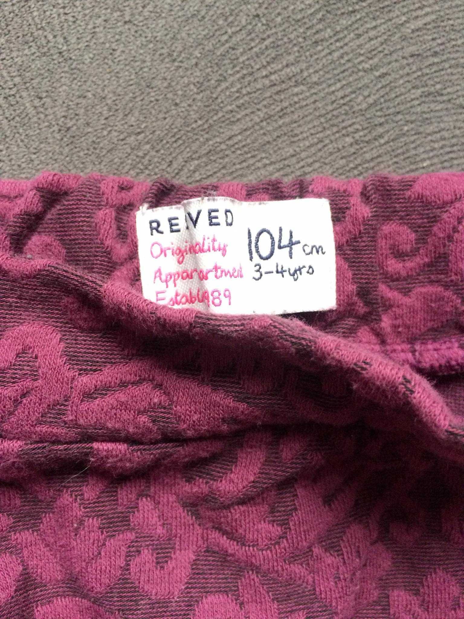 Fioletowa spódnica dziewczęca Reserved r. 104.