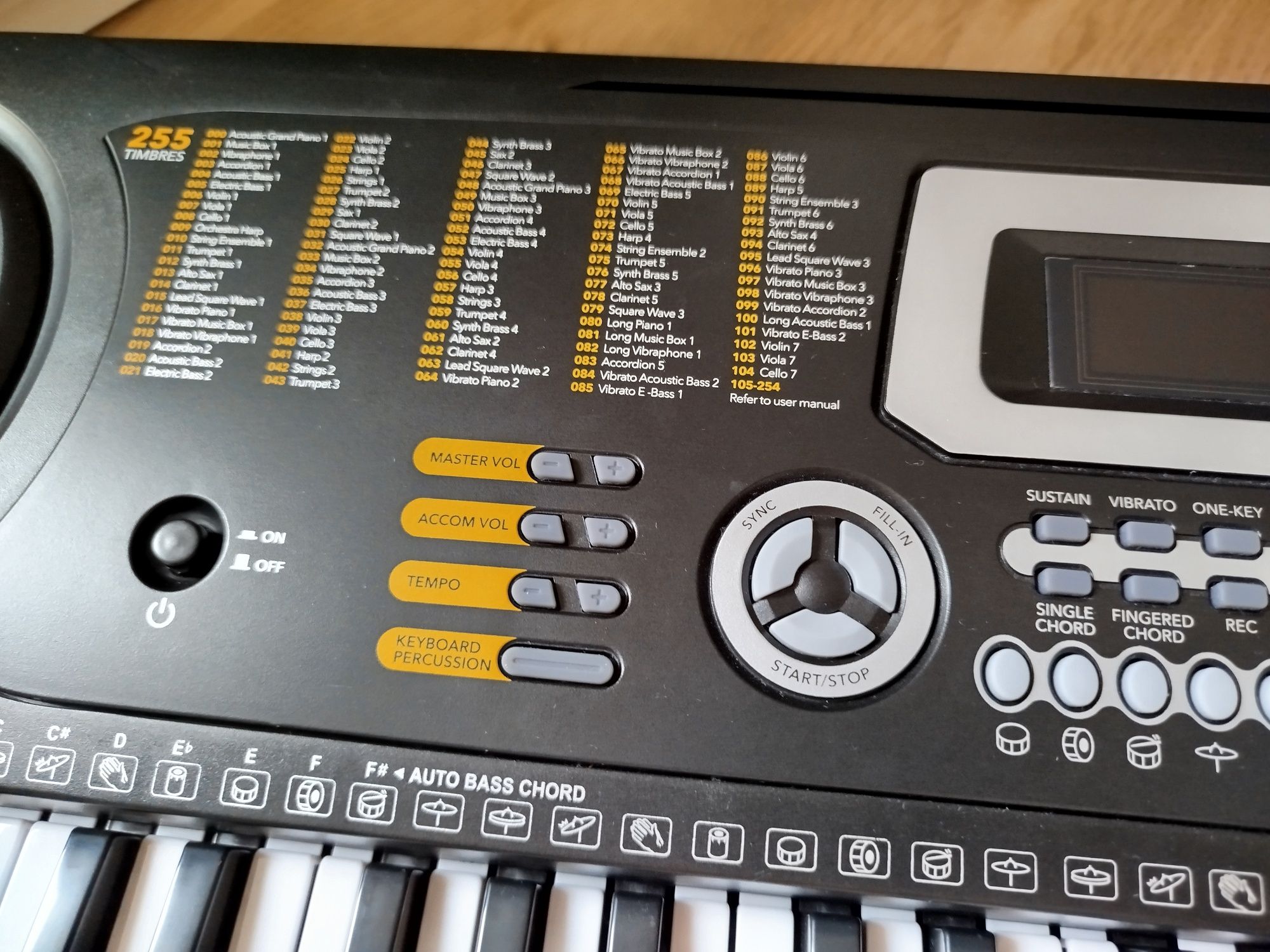 Teclado Piano Portátil de 61 Teclas